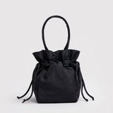 Nylon Drawstring Bag (Black)