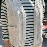 Papa Cotton Vest (Natural)