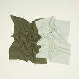 Essential Waffle Dish Towels (Set of 2/Light Grey/Dark Grey)