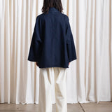 Oversized Shirt Jacket (Thick Dark Denim)