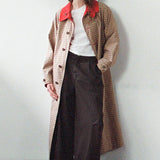 Anja Reversible Honey Trench (Red/Tan)