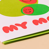 Modern Letterpress Mother's Day Greeting Card