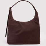 Nylon Shoulder Bag (Coffee)