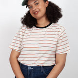 Sail Boat Cap (Cream & Green)