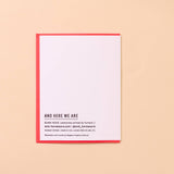 Shrimply Obsessed With You Letterpress Love Card Foodie Snacks Shrimp Cocktail Spring Easter- Made in USA