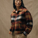 W's Blanket Wool Heritage Jacket (Red/Orange/Black Plaid)
