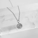 Magic Charm Daisy Necklace (Silver)
