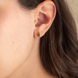 Saguaro Cactus Stud Earrings in Gold