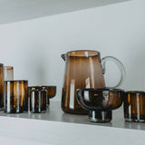 Handblown Mexican Highball Glasses (Tamarind)