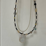 Pearl Coin Necklace: 16"
