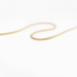 Chunky Curb Chain Necklace in Gold