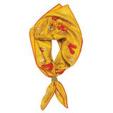 'buck up buckaroo' silk scarf