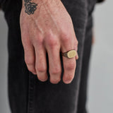 Signet Ring(Brass / Work Patina)