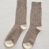 Classic Cashmere Socks: Camel