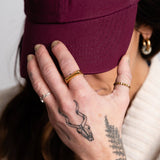 Tapered Bar Ring: Gold / 6