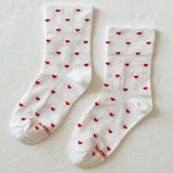 Patterned Sneaker Socks (Polka Dot Blue/Navy)