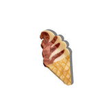 Hand-painted Soft Serve Ice Cream Claw Hair Clip | Eco-Friendly