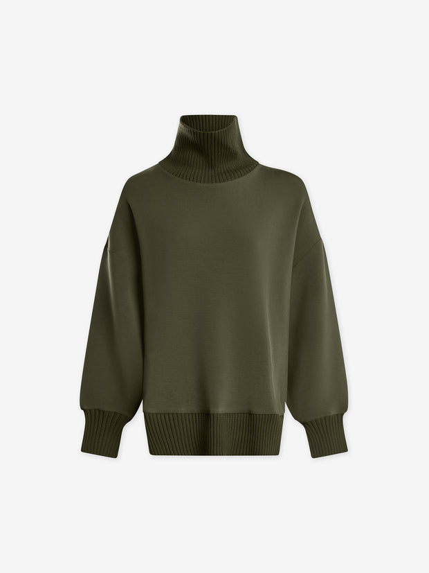 Barker Hight Neck Sweat (Olive Night)