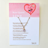 Snarky Healing Necklace: Rose Quartz (Love)