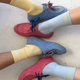Boyfriend Socks (Pastel Sky)