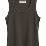 Blondie Tank (Dark Olive)