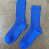 Crisp Step Socks (Blue)