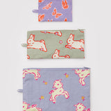 Flat Pouch Set (Spring Animals)
