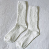 Cottage Socks: Ht. Grey