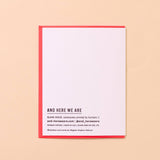 Howdy Cupid Western Letterpress Valentine  Card