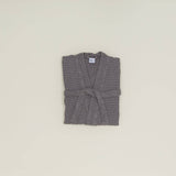 Simple Waffle Bathrobe (Dark Grey/Large)