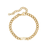 WTF Bracelet (Rhodium Plated)