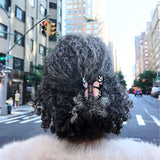 Hand-painted Mini Monarch Claw Hair Clip | Eco-Friendly: Pink