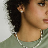 Keshi Pearl Studs: 5mm