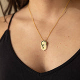 Chasing Tails Pendant Necklace in Gold: Gold Filled