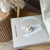 Cowboy Hat Incense Stick Holder | Minimalist Incense Burner: Cream White