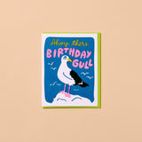 Birthday Gull Letterpress Birthday Card - Made in USA - Seagull, Ocean, Seaside, Birthday Girl