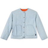 Chambray Quilted Jacket (Light Indigo Chambray)