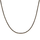 Axis Necklace (Black 18in / Stainless Steel)