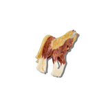 Hand-painted Horse Claw Hair Clip | Eco-Friendly