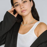 Avery Necklace (Prehnite: Sterling Silver)
