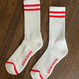 Boyfriend Socks (Clean White)