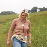 “I Am Free” Hand-Illustrated Silk Scarf – 100% Luxury Silk: Large