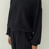 Waffle Core Sweatshirt (True Black)