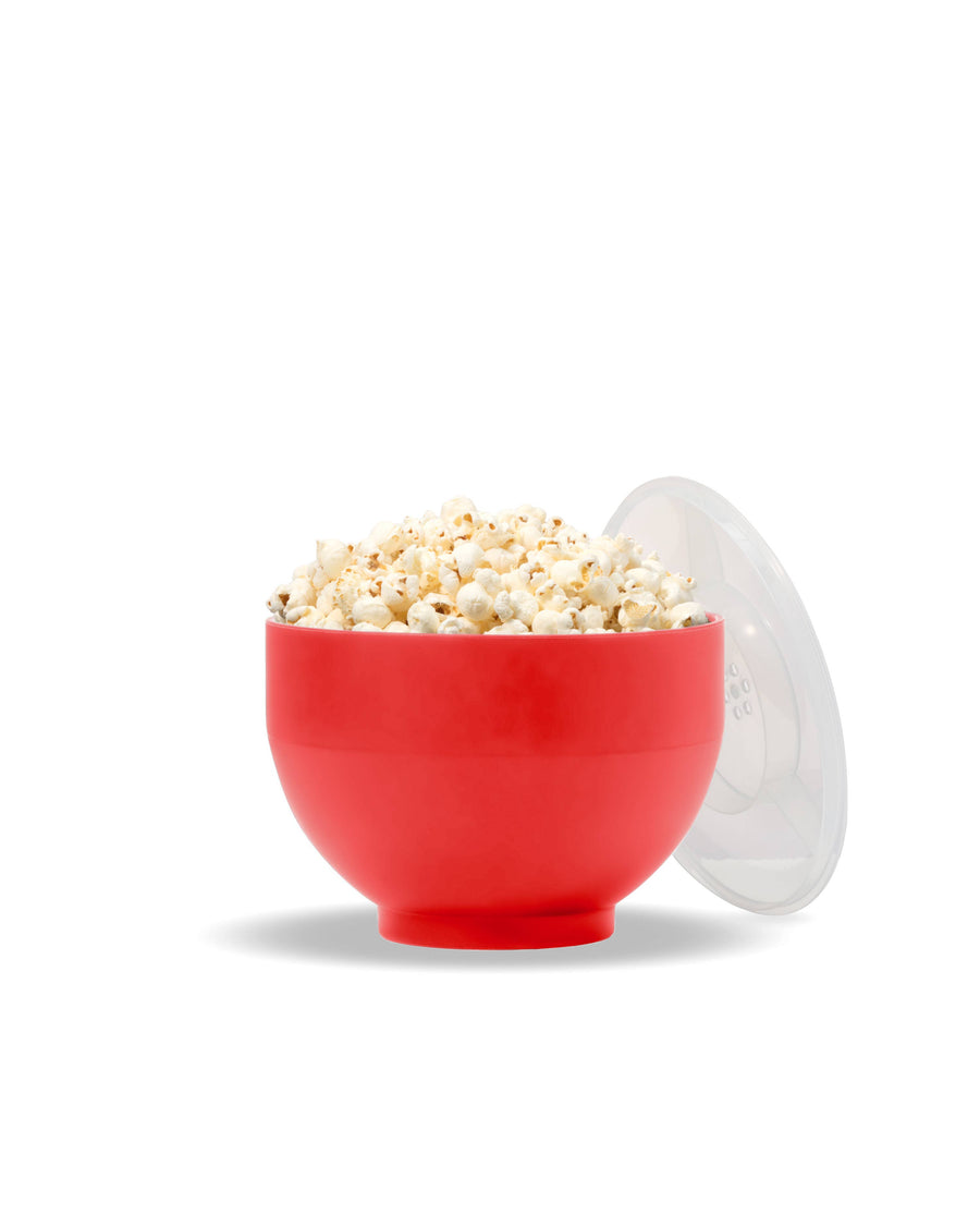 Standard Size Popcorn Popper - Silicone Reusable Maker: Charcoal / Standard