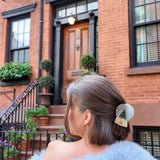 Hand-painted Snow Globe Claw Hair Clip | Eco-Friendly: Holiday Tree