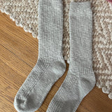 Cottage Socks: Ht. Grey