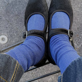 Crisp Step Socks (Blue)