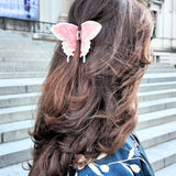 Hand-Painted Swallowtail Butterfly Claw Hair Clip Limited Edition