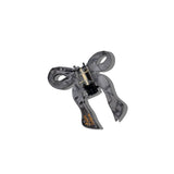 Coquette Bow Claw Hair Clip (Red Plaid)