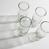 Handblown Mexican Highball Glasses - Clear: With Gift Box